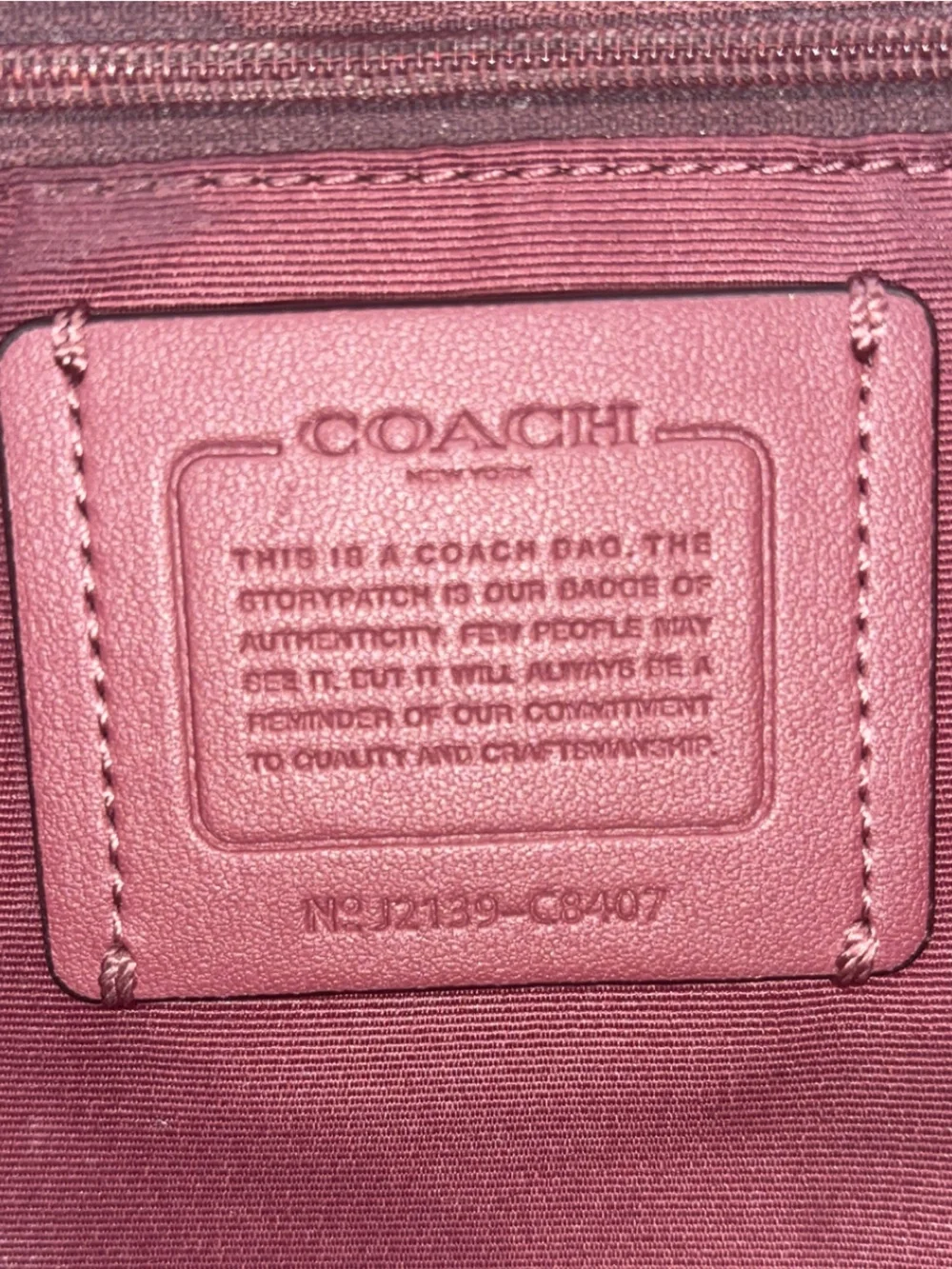 Coach 2021 Dempsey Carryall Bag EUC - Picture 13 of 14